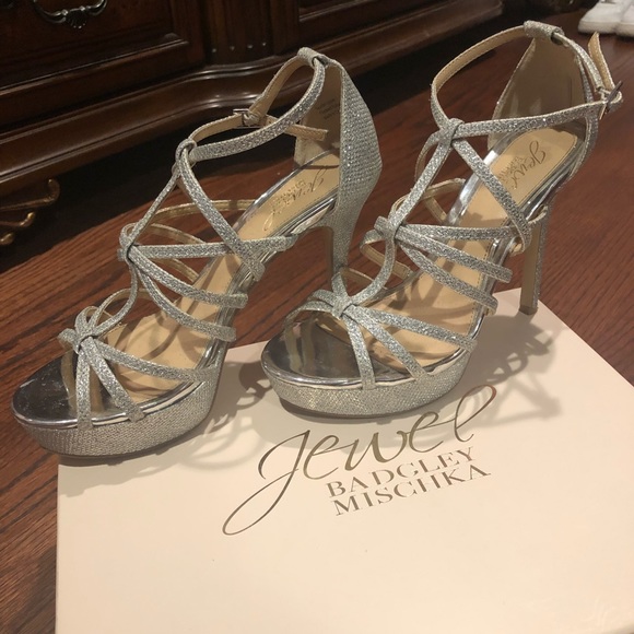 Badgley Mischka Shoes - Jewel Badgley Mishka Glitter On You Heels